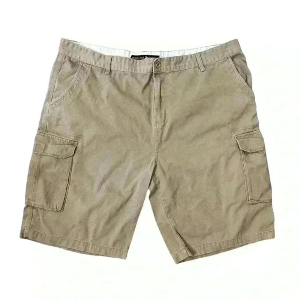 Beverly Hills Polo Club Cargo Shorts Mens Size 46 Khaki Tan Beige